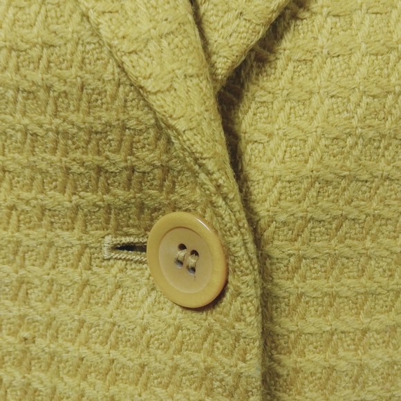 Rena Rowen | NEW Stunning Canary Textured Wool Blazer - Size 8 - Picture 8 of 9